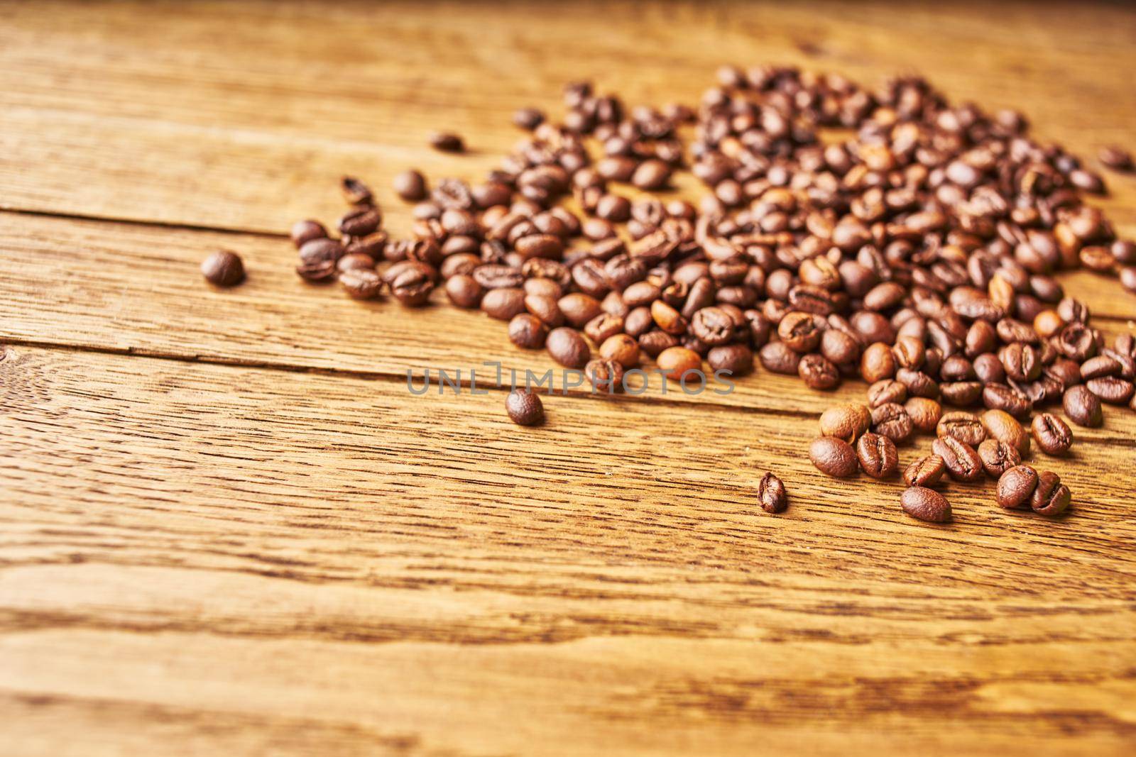 Grain bag gourmet latte pictures wood background. High quality photo