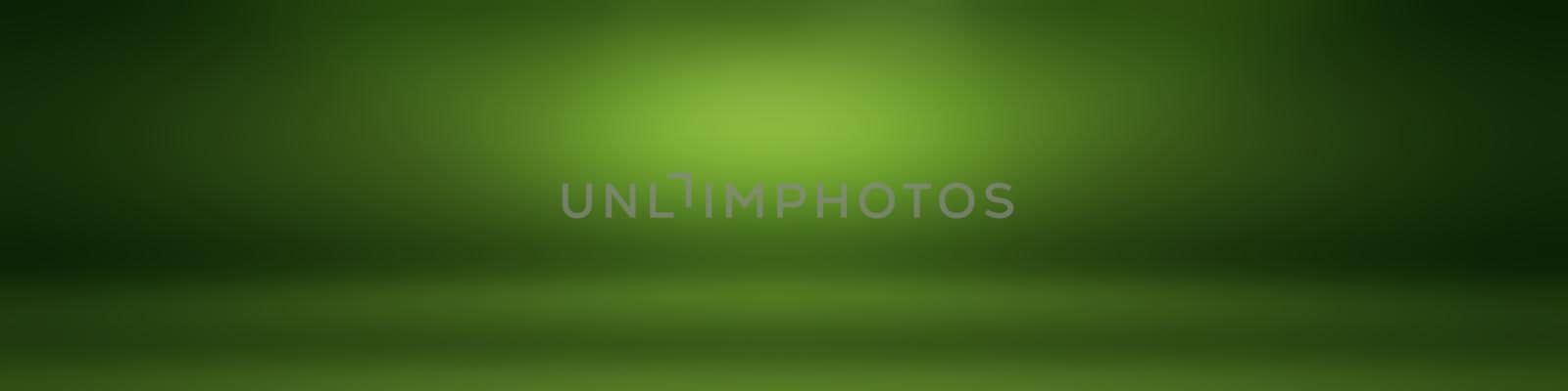 Luxury plain Green gradient abstract studio background empty room with space for your text and picture by Benzoix