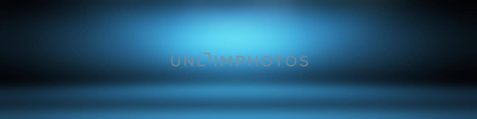 Abstract Luxury gradient Blue background. Smooth Dark blue with Black vignette Studio Banner. by Benzoix