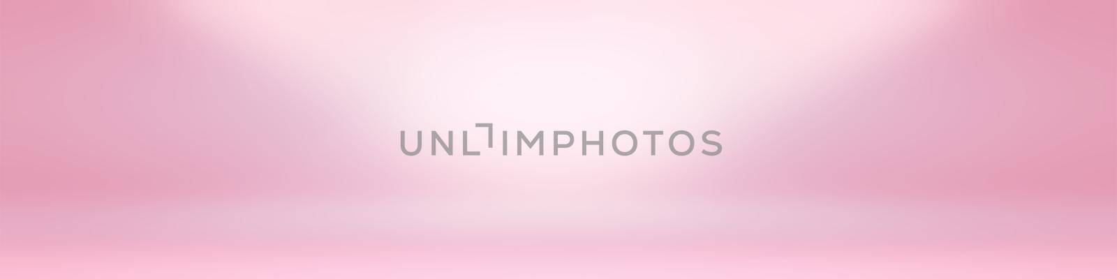 Abstract empty smooth light pink studio room background, Use as montage for product display,banner,template. by Benzoix