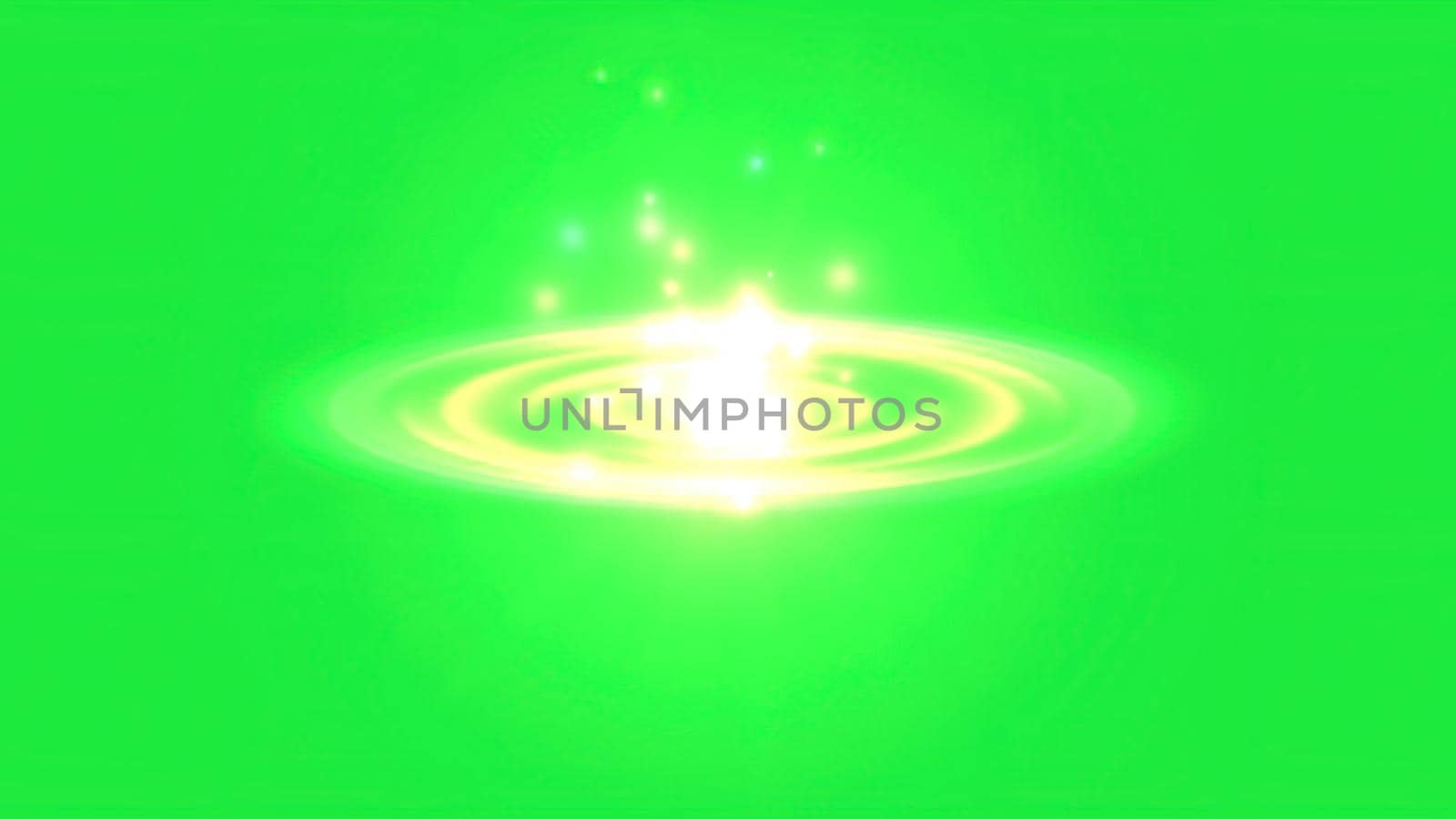 3d illustration - Glowing plasma background on green screen  by vitanovski