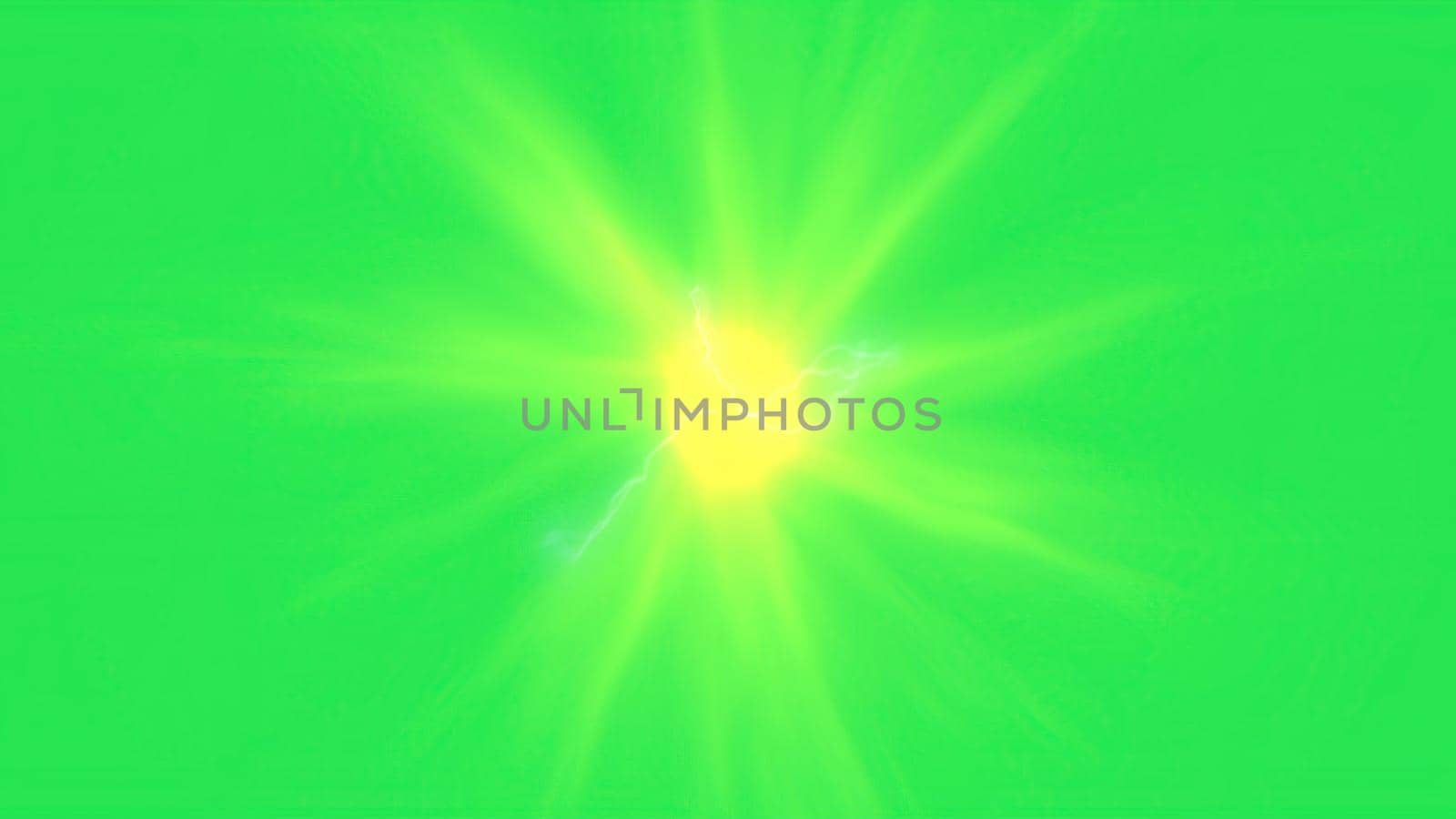 3d illustration - Glowing plasma background on green screen  by vitanovski