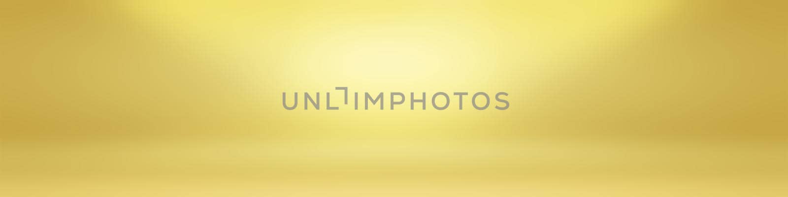 Abstract Luxury Gold yellow gradient studio wall, well use as background,layout,banner and product presentation