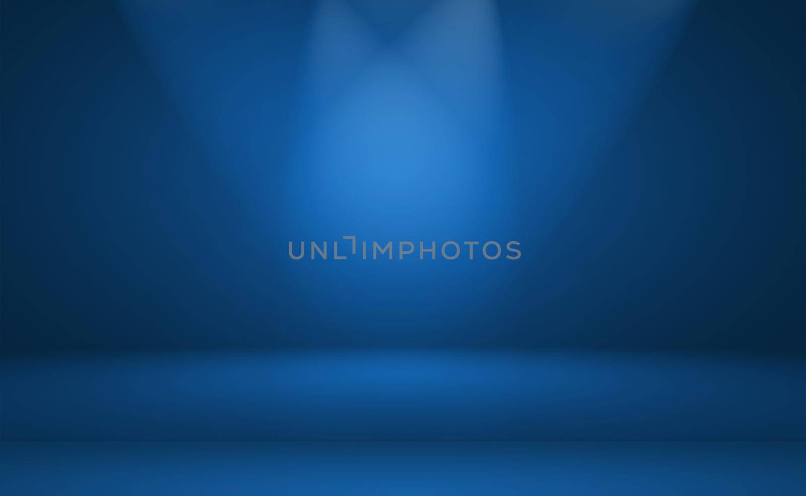 Abstract Luxury gradient Blue background. Smooth Dark blue with Black vignette Studio Banner