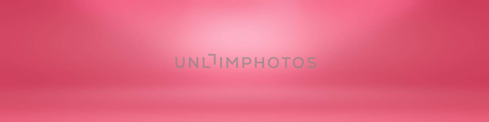 Abstract empty smooth light pink studio room background, Use as montage for product display,banner,template. by Benzoix