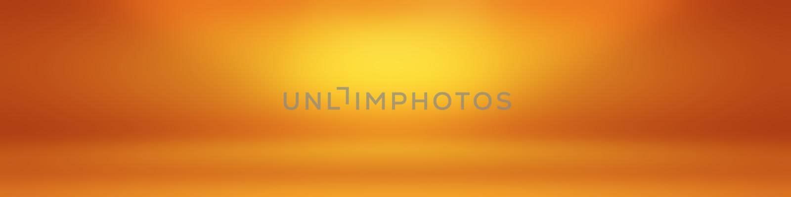 Abstract Luxury Gold yellow gradient studio wall, well use as background,layout,banner and product presentation