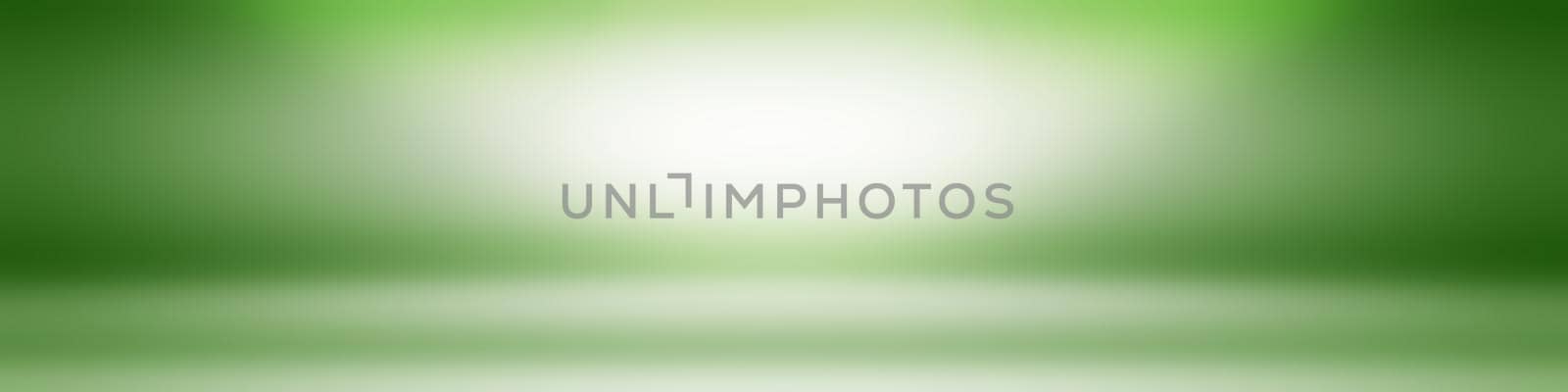 Luxury plain Green gradient abstract studio background empty room with space for your text and picture.