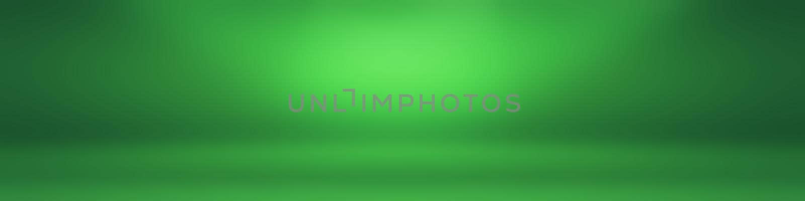 Luxury plain Green gradient abstract studio background empty room with space for your text and picture.