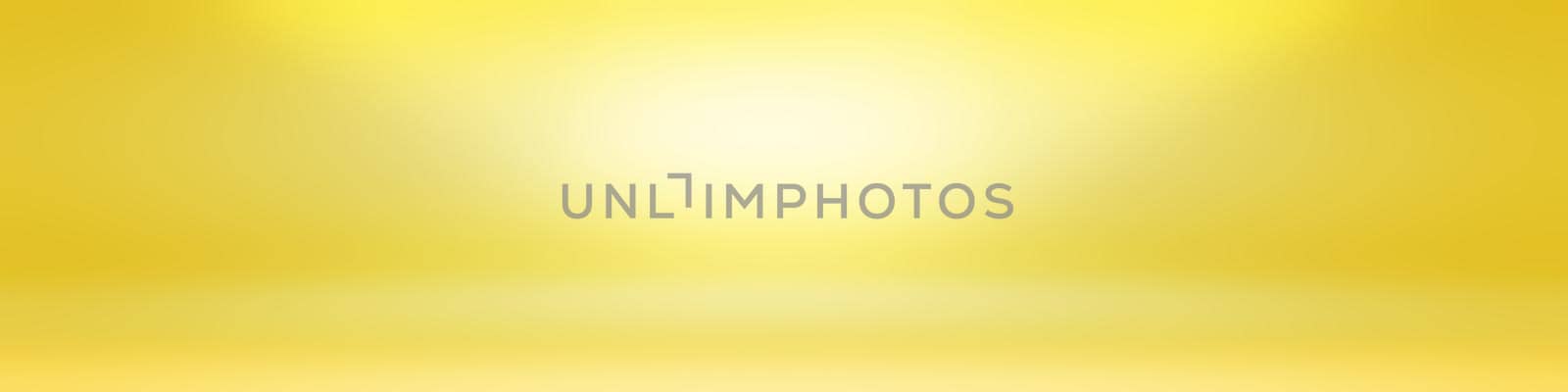 Abstract Luxury Gold yellow gradient studio wall, well use as background,layout,banner and product presentation. by Benzoix