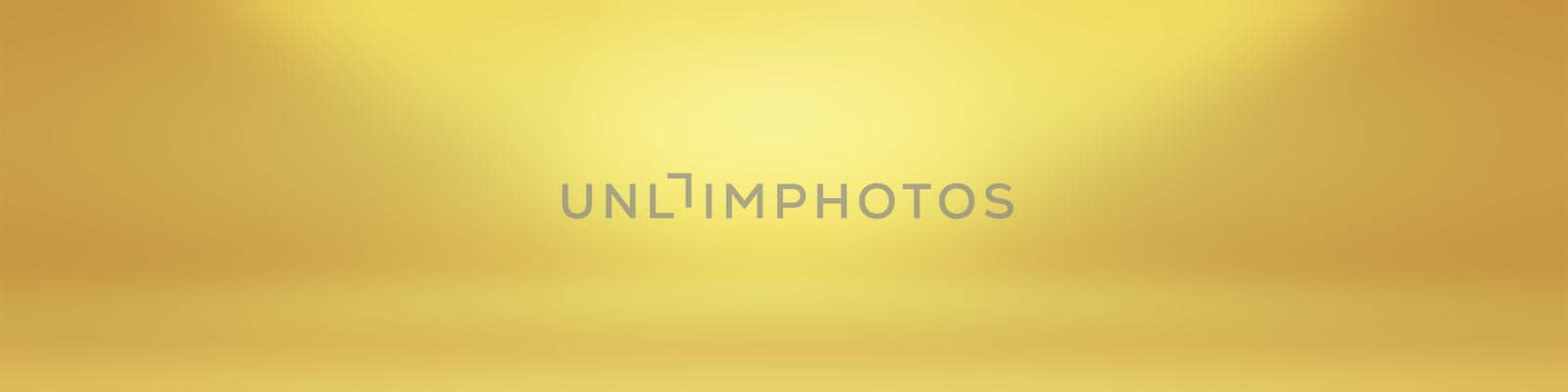 Abstract Luxury Gold yellow gradient studio wall, well use as background,layout,banner and product presentation