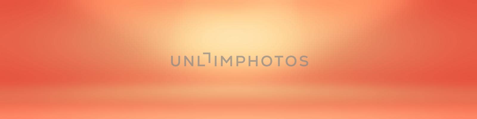 Abstract Orange background layout design,studio,room, web template ,Business report with smooth circle gradient color. by Benzoix