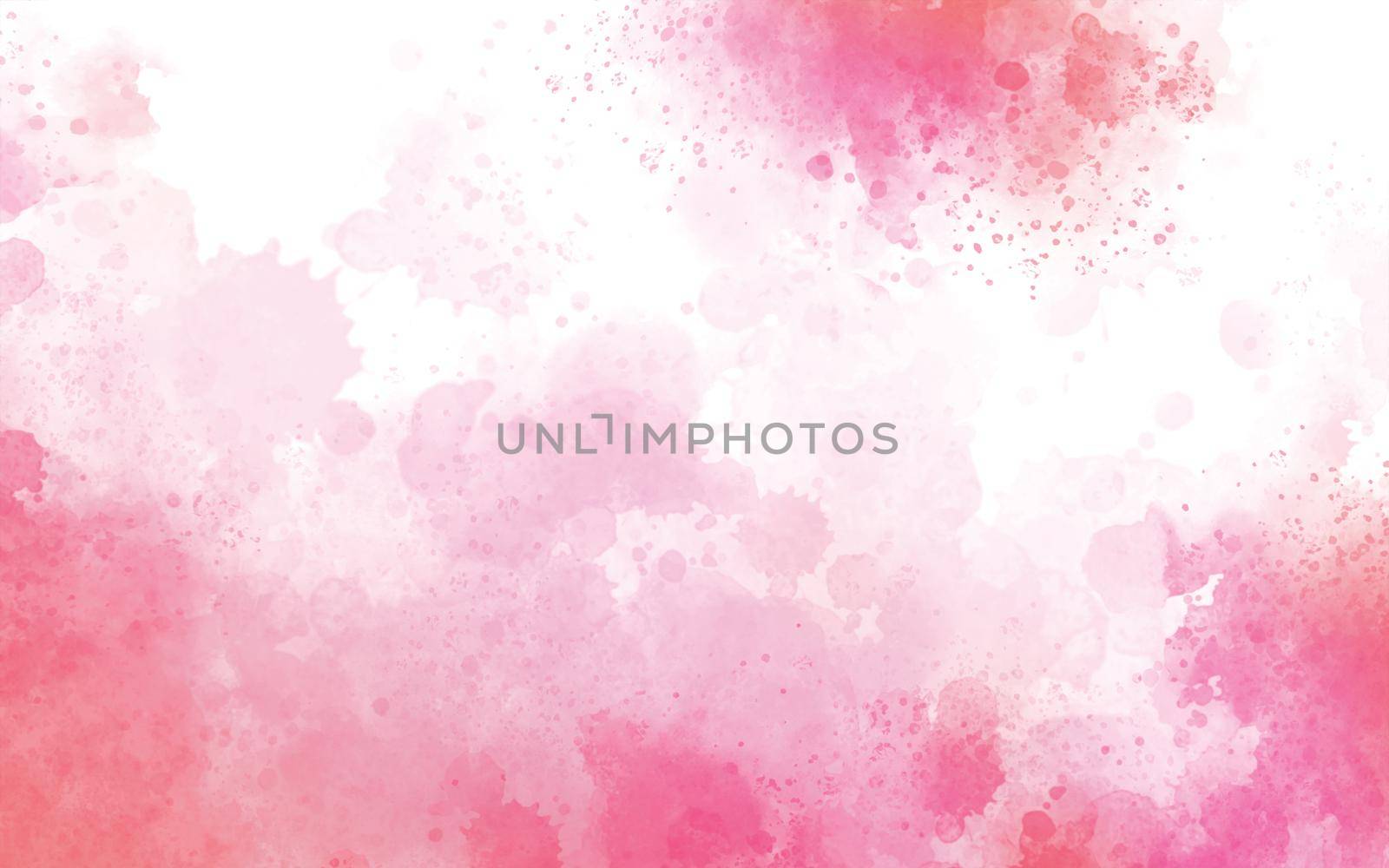 Pink watercolor on white background illustration by Myimagine