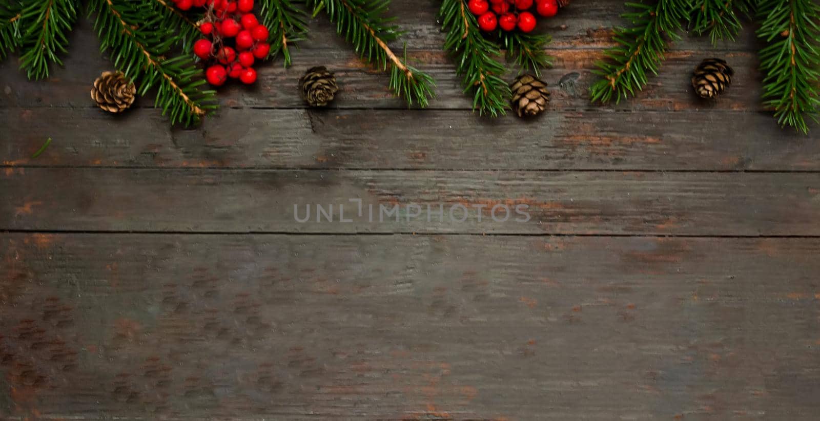 Christmas background with new year decor.Christmas banner card.