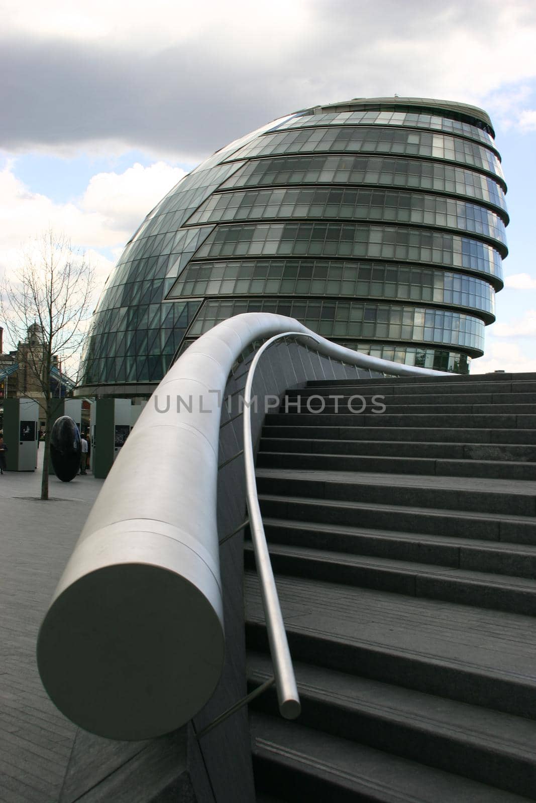Stairs leading to the London Assembly building by VivacityImages