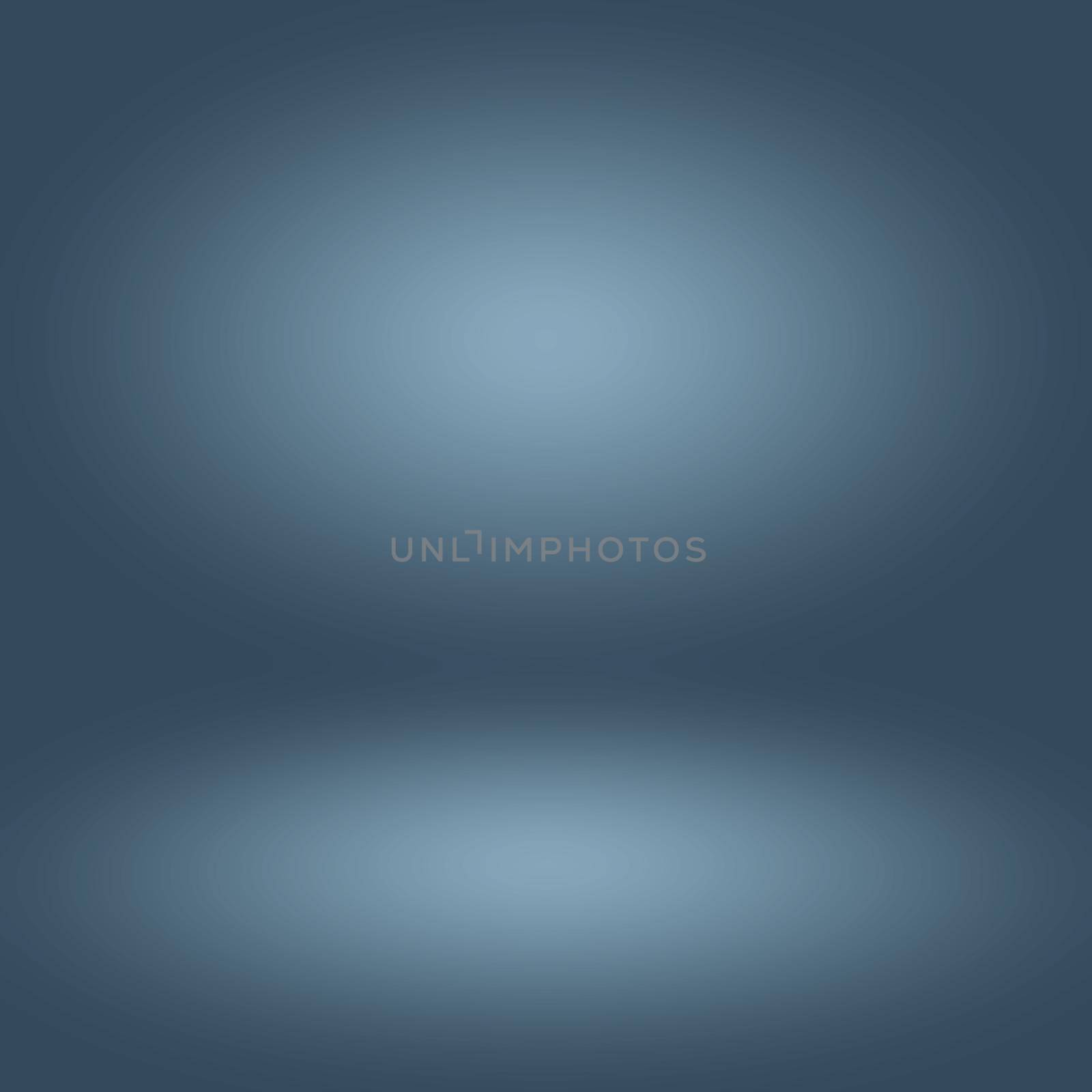 Blue gradient abstract background empty room with space for your text and picture. by Benzoix