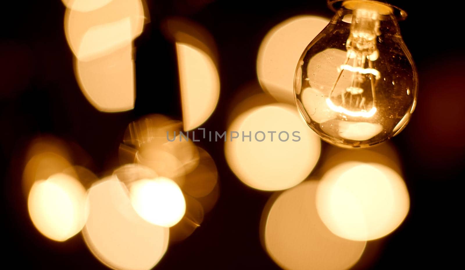 A close up of a light bulb by AntonIlchanka