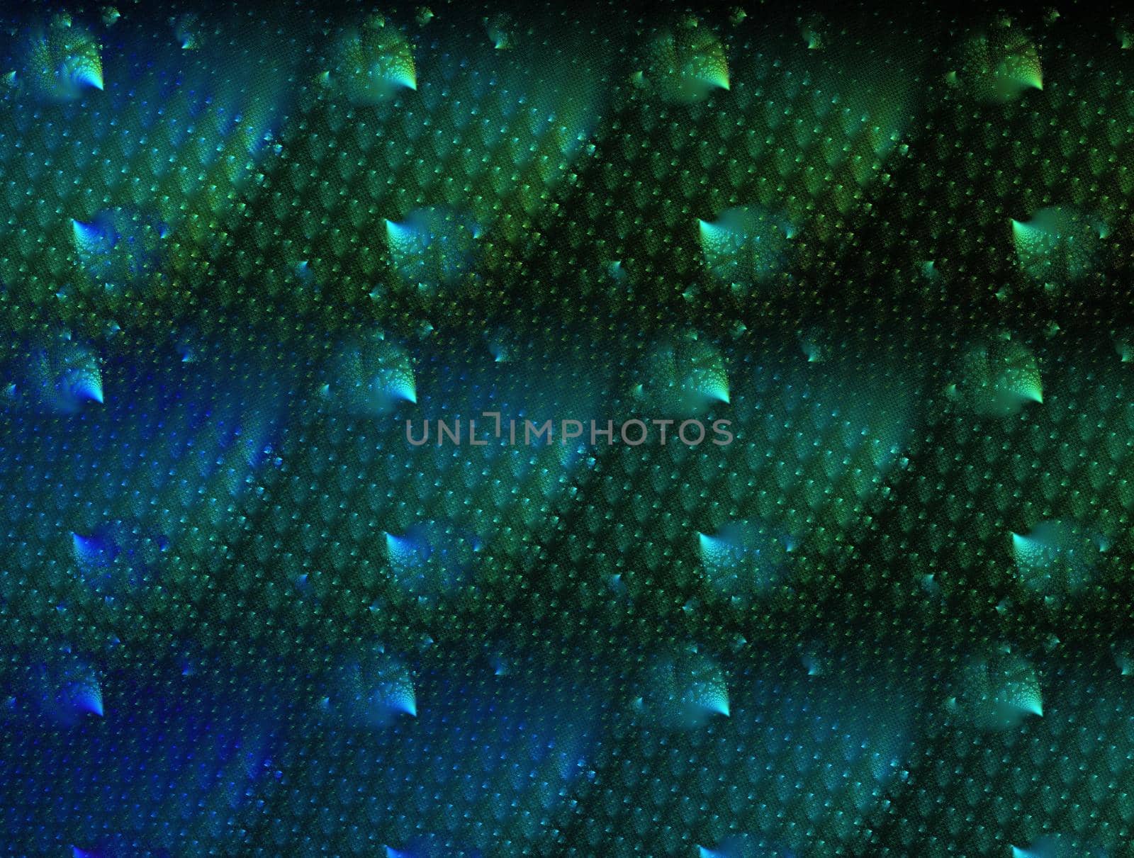 Imaginatory lush fractal texture image abstract background