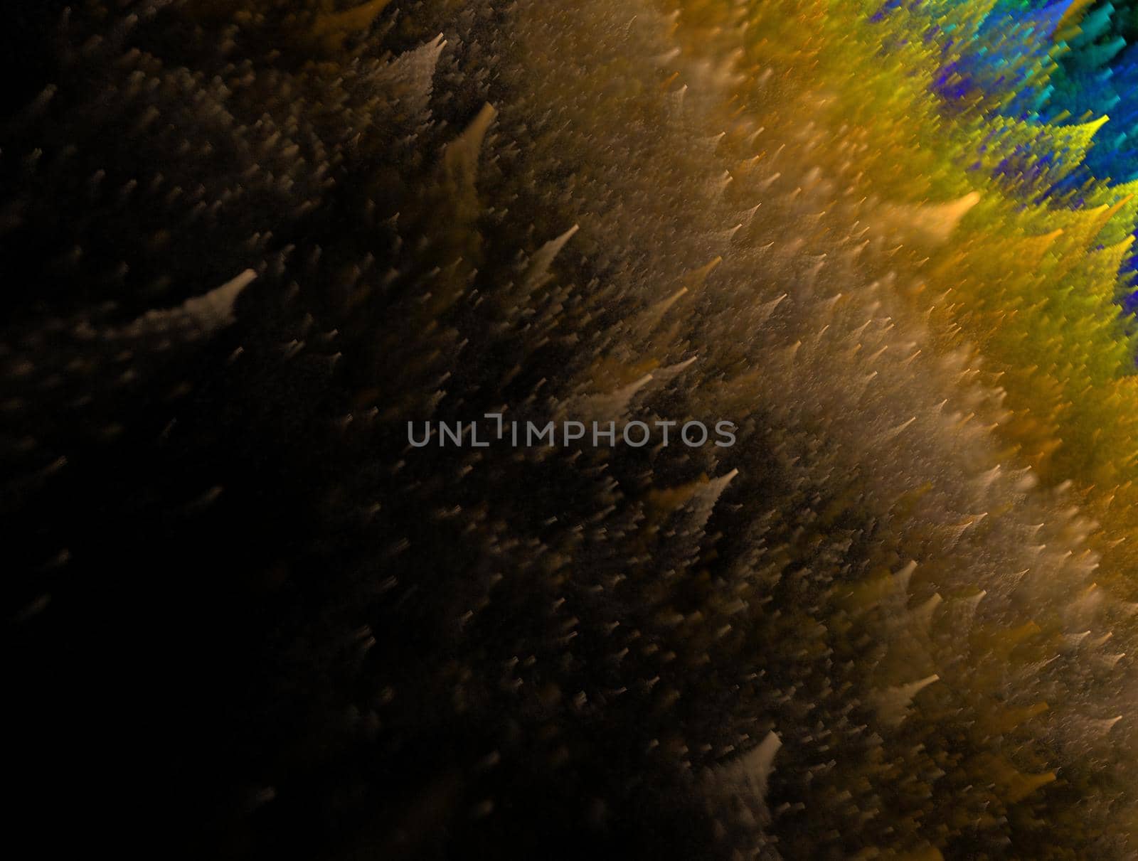 Imaginatory lush fractal texture image abstract background