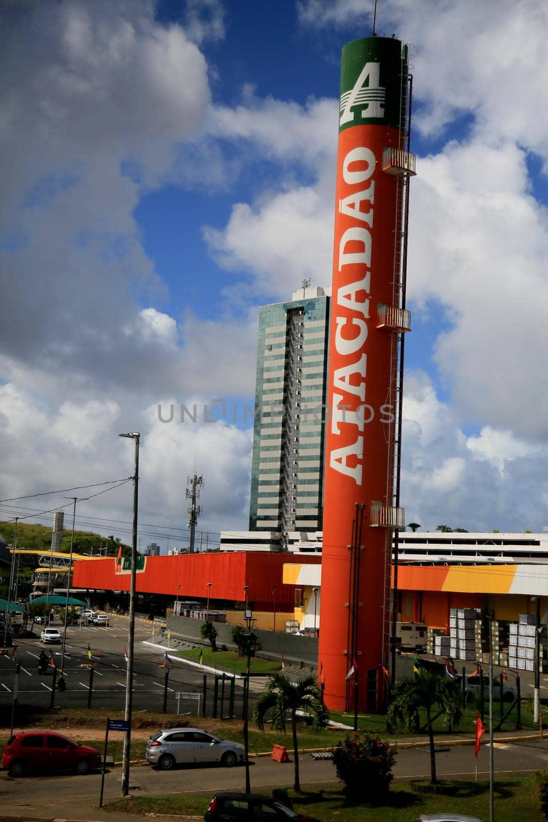 Facade of the Atacadao supermarket  by joasouza