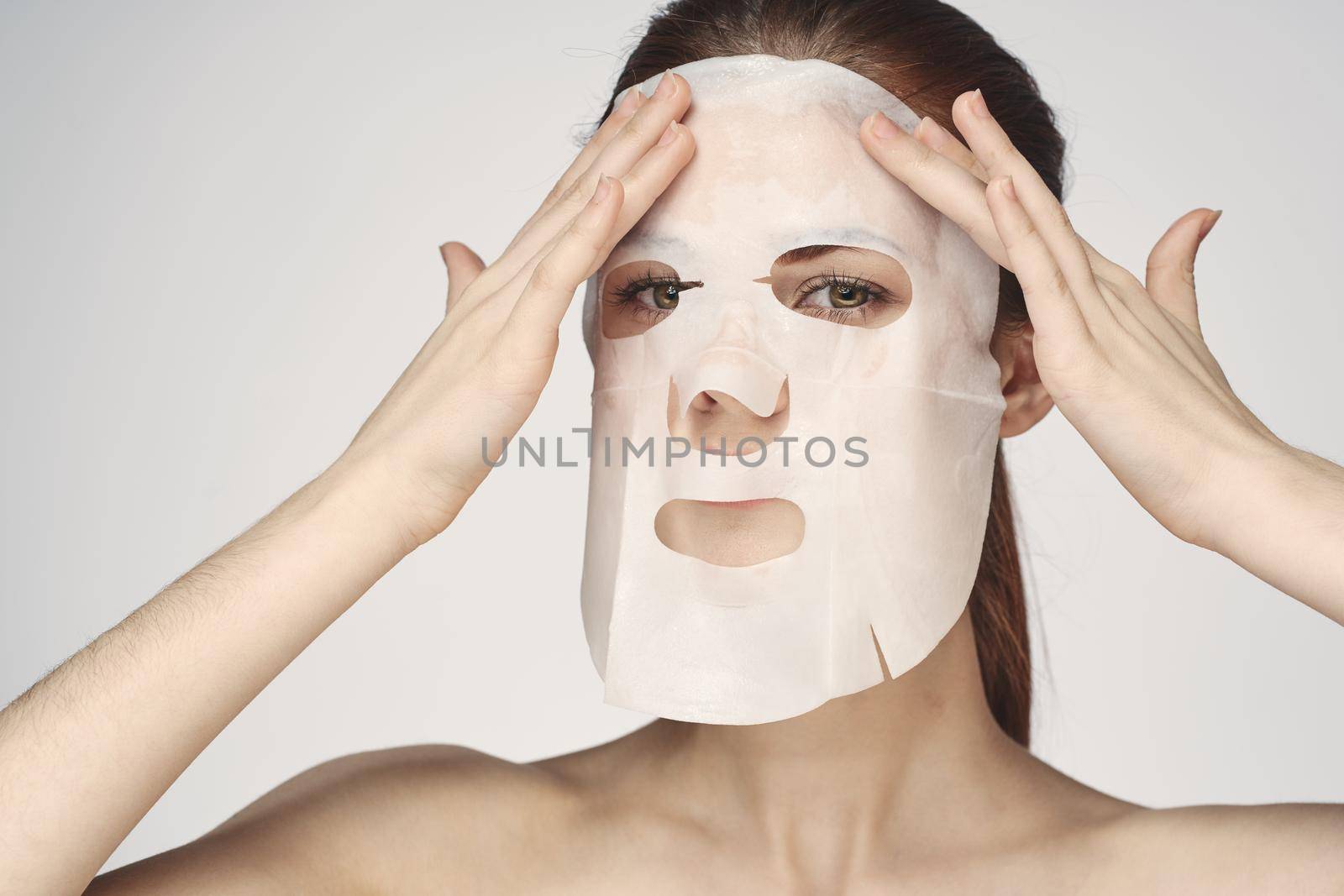 face mask rejuvenation clean skin spa treatments. High quality photo