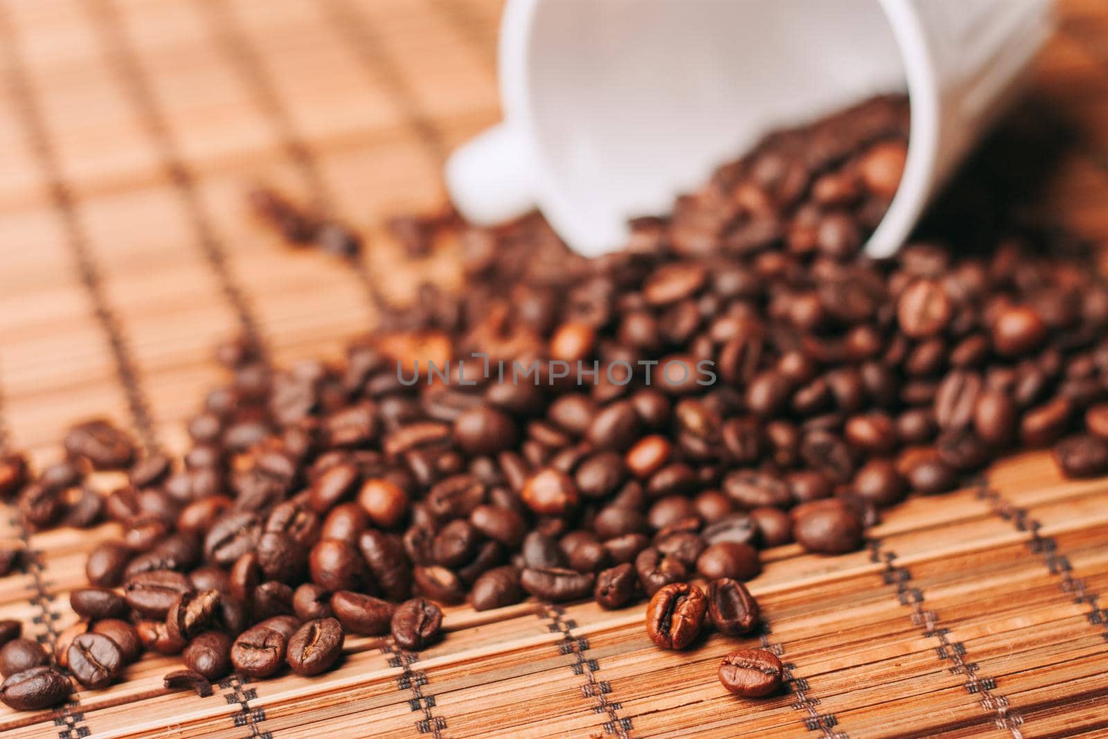 a cup of coffee espresso invigorating drink wooden table. High quality photo