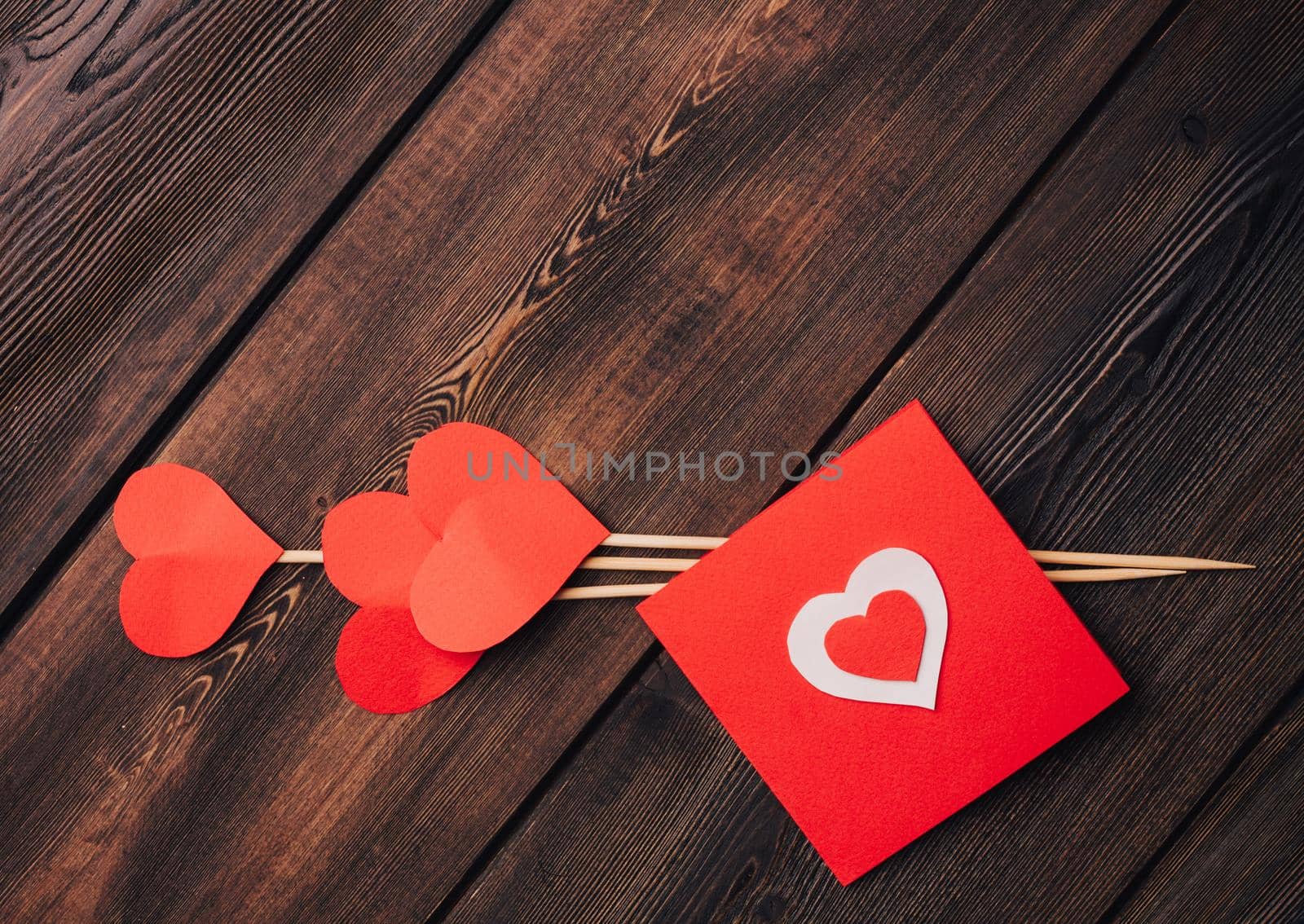 wooden decoration object holiday valentines day hearts. High quality photo