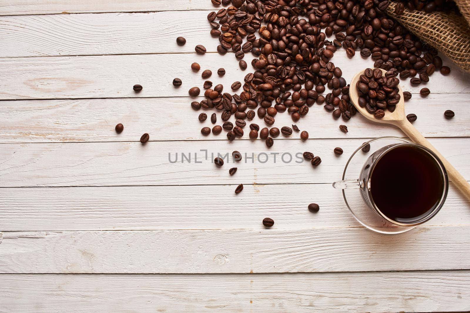 coffee beans breakfast fresh scent caffeine pattern by Vichizh