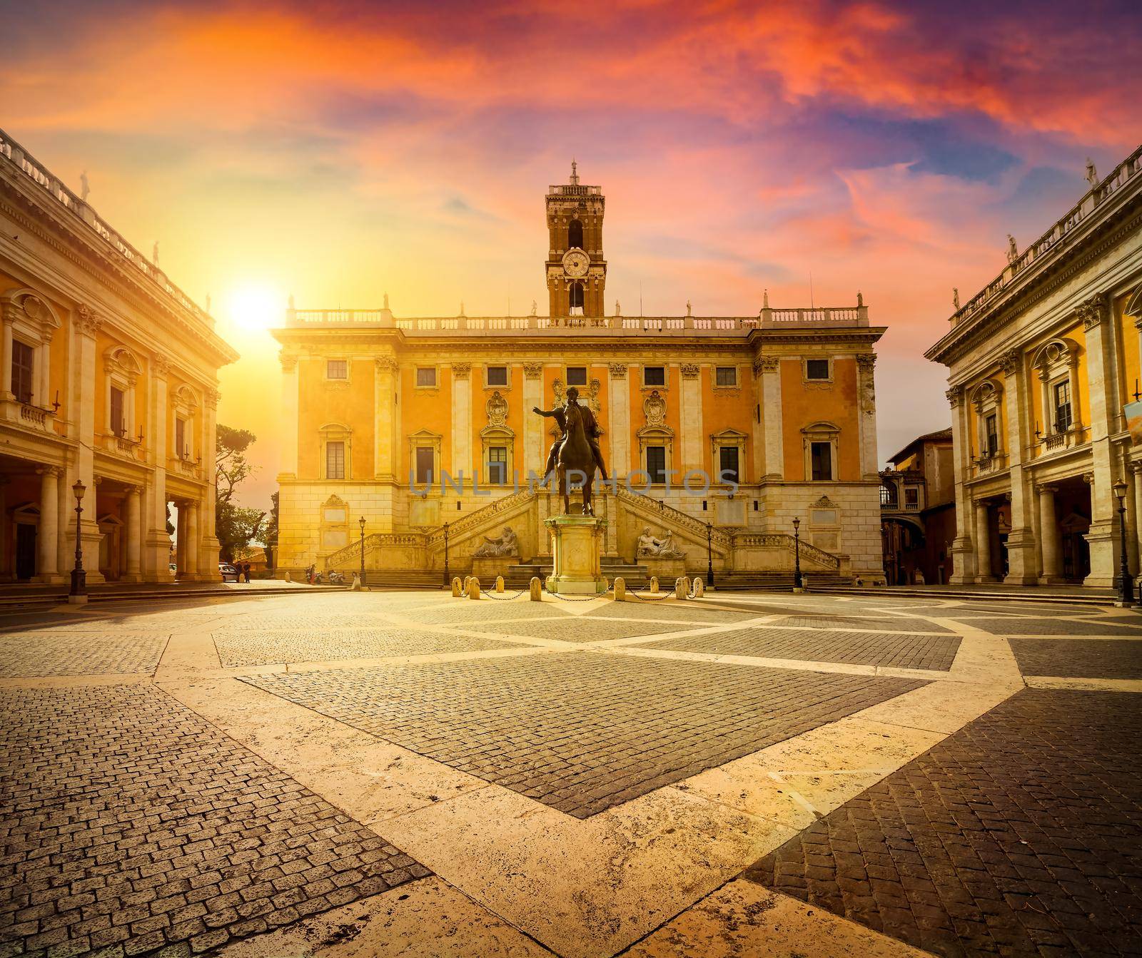 Campidoglio square, Capitoline hill in Rome, Italy