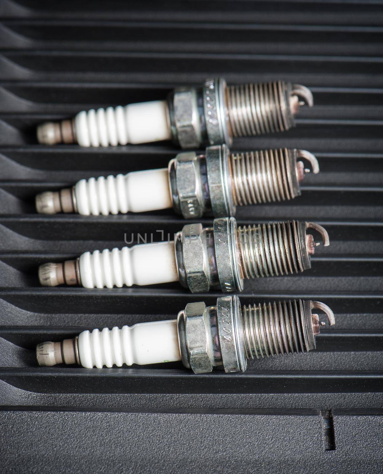 used spark plugs with soot