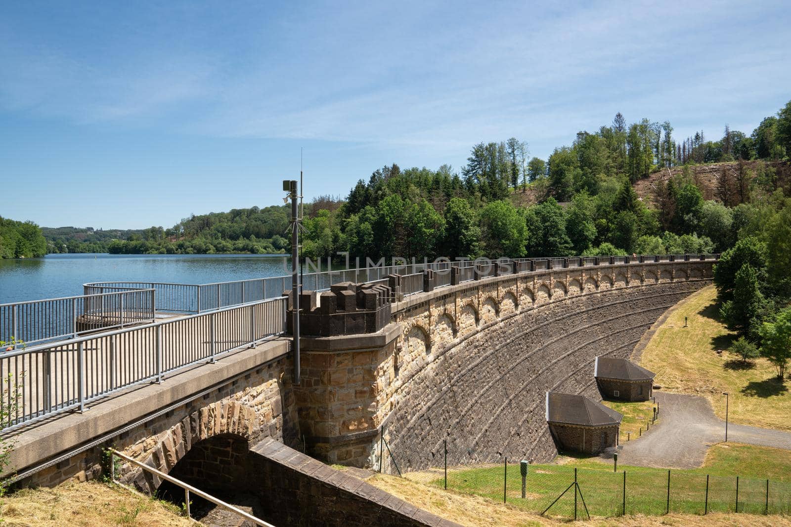 Lingese Reservoir, Bergisches Land, Germany by alfotokunst