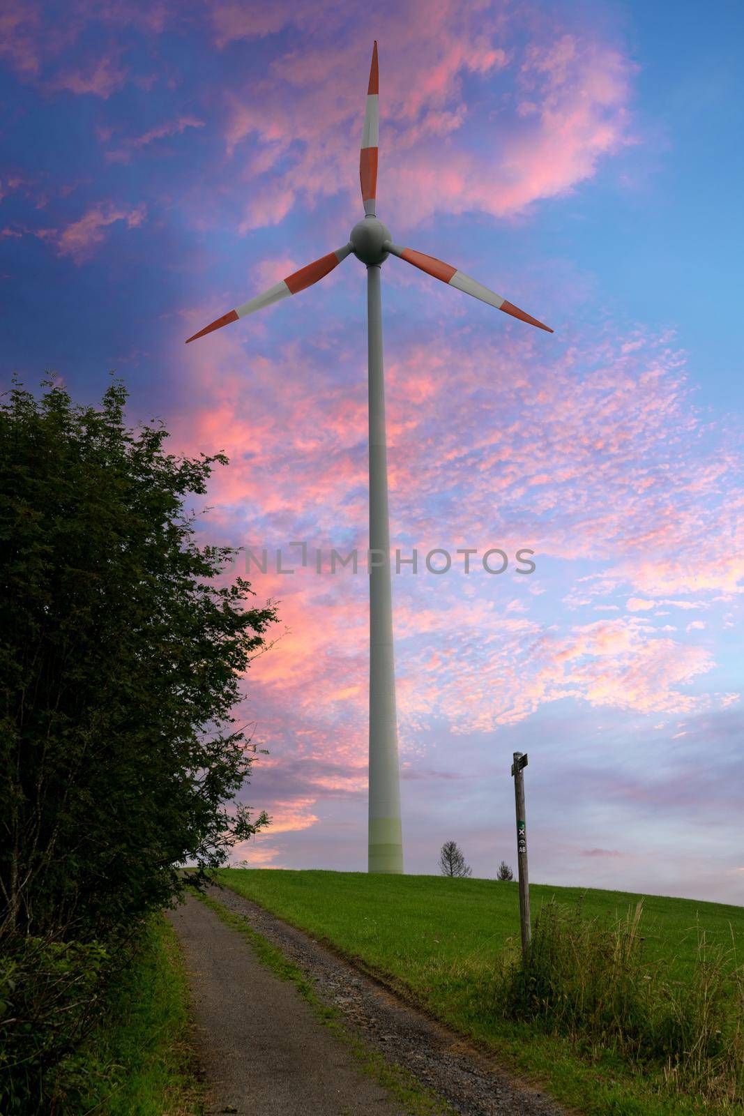 Wind farm, Bergisches Land, Germany by alfotokunst