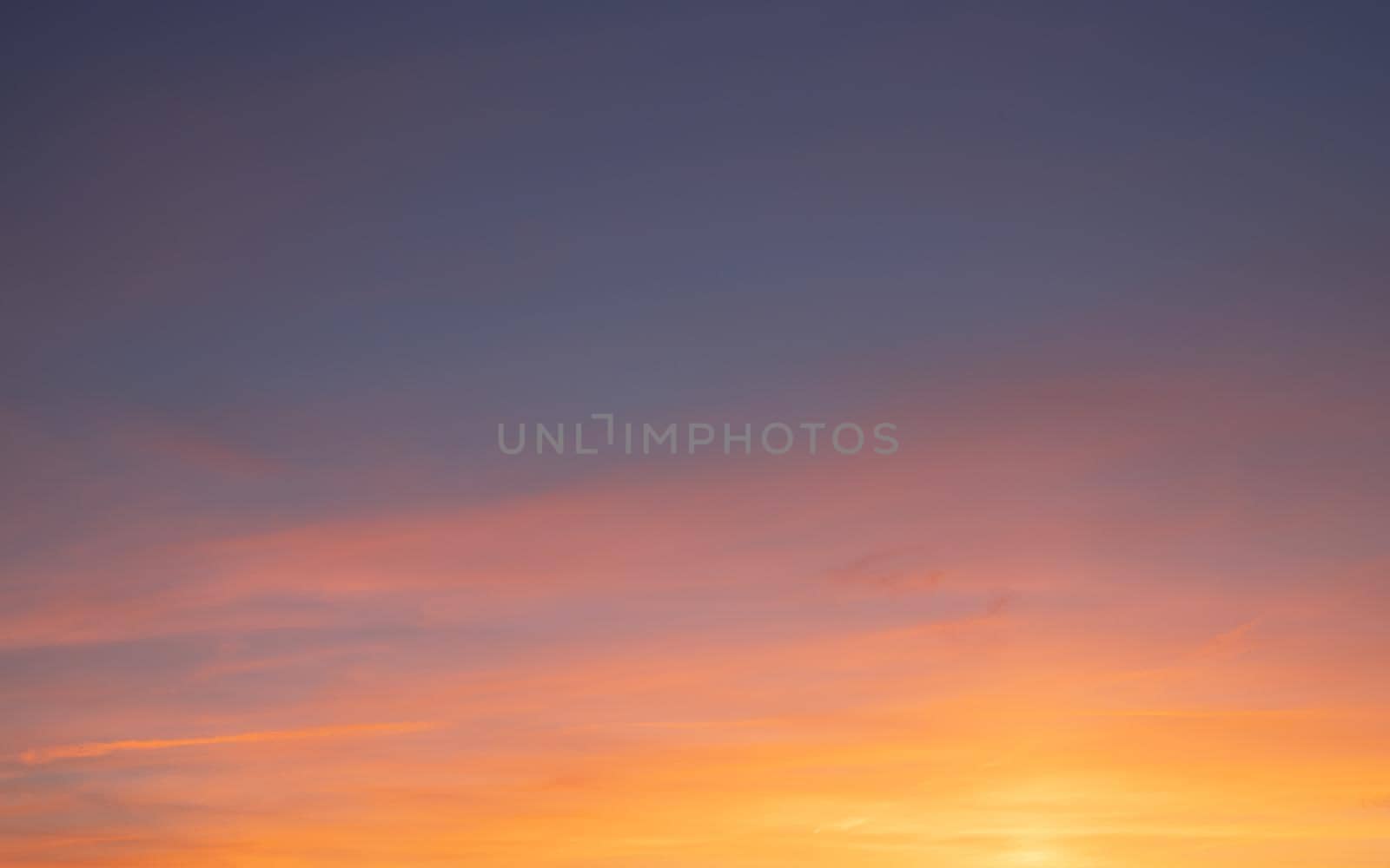 Morning sky with pastel-colored clouds
