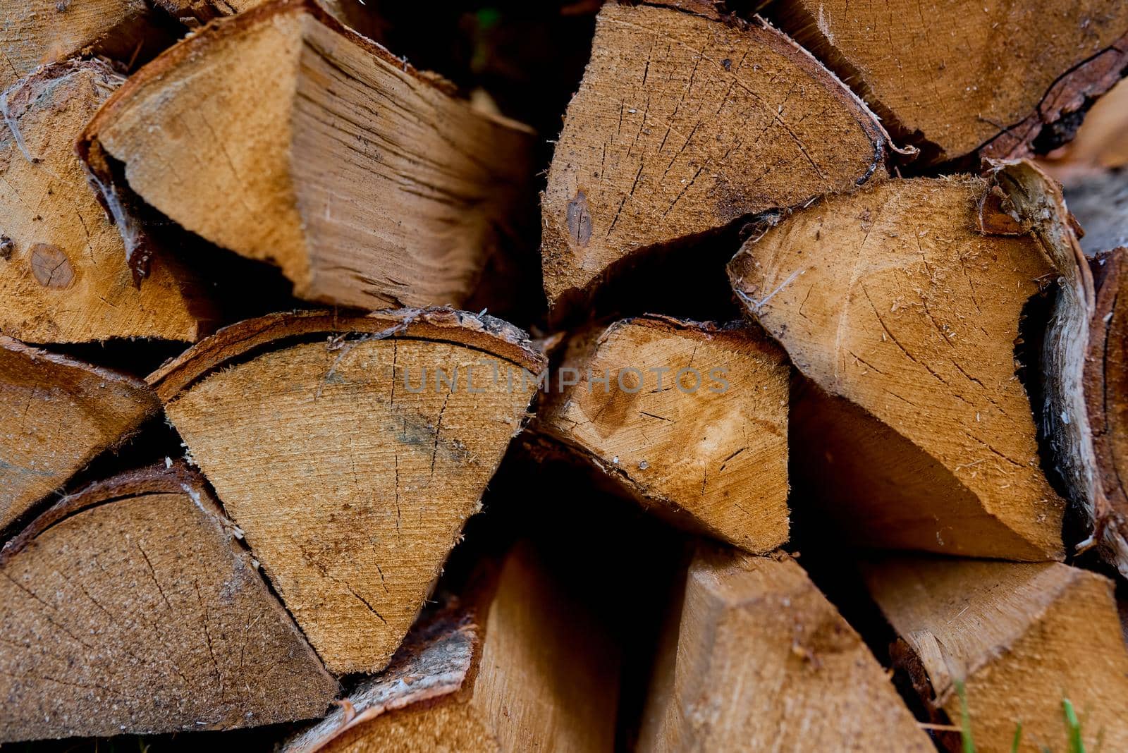 firewood on construction site as an abstract background. High quality photo