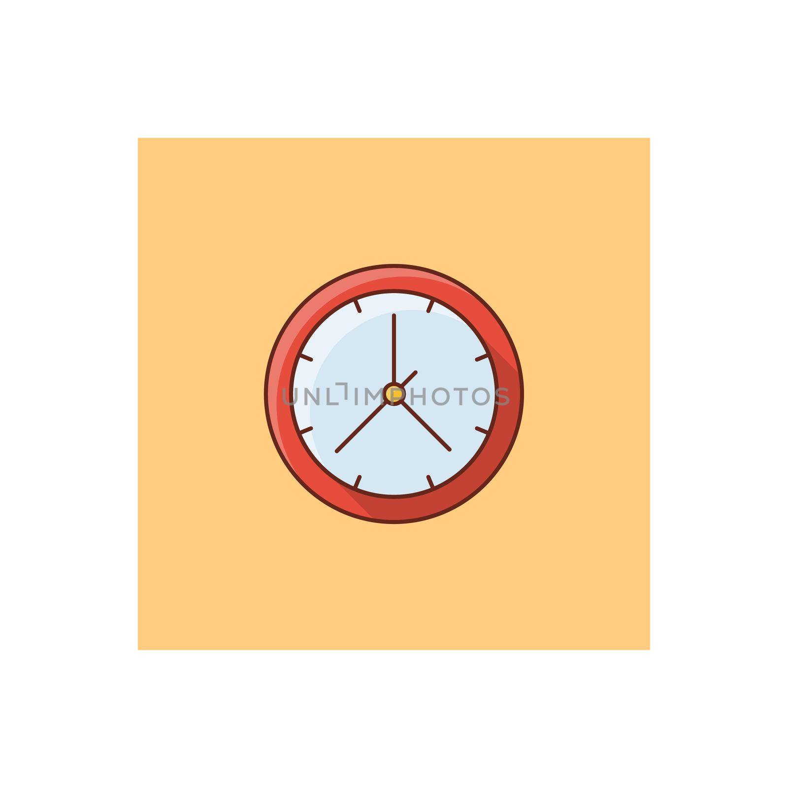 time Vector illustration on a transparent background. Premium quality symbols. Vector Line Flat color icon for concept and graphic design.