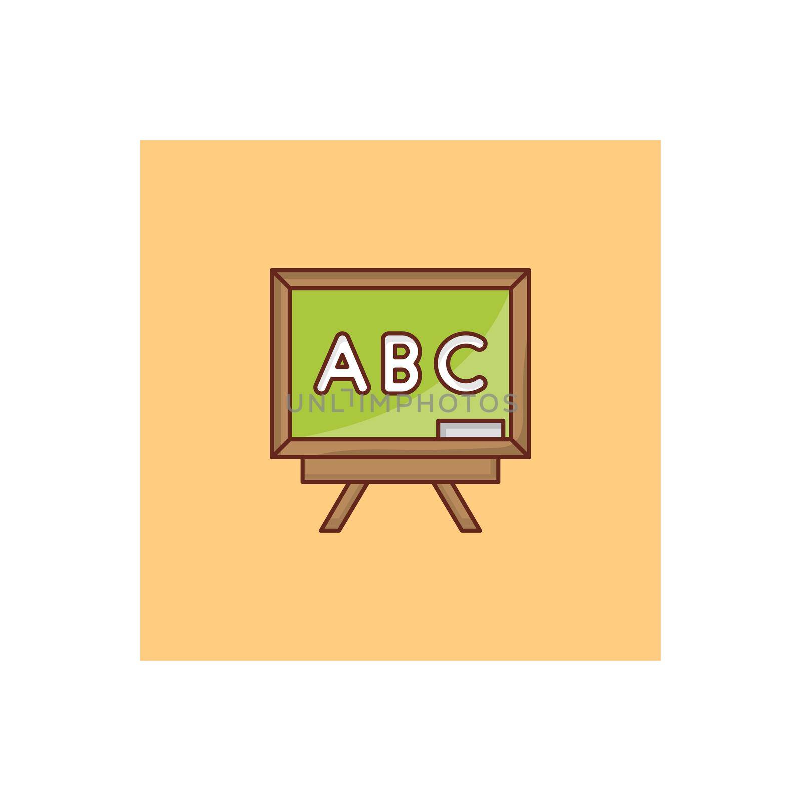 ABC Vector illustration on a transparent background. Premium quality symbols. Vector Line Flat color icon for concept and graphic design.
