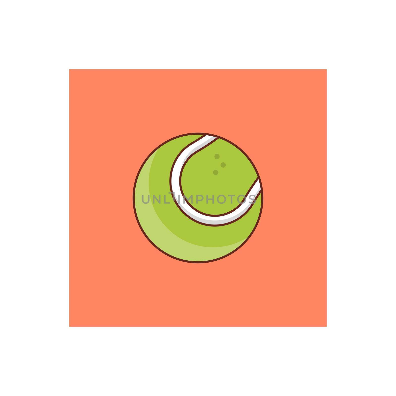 tennis Vector illustration on a transparent background. Premium quality symbols. Vector Line Flat color icon for concept and graphic design.