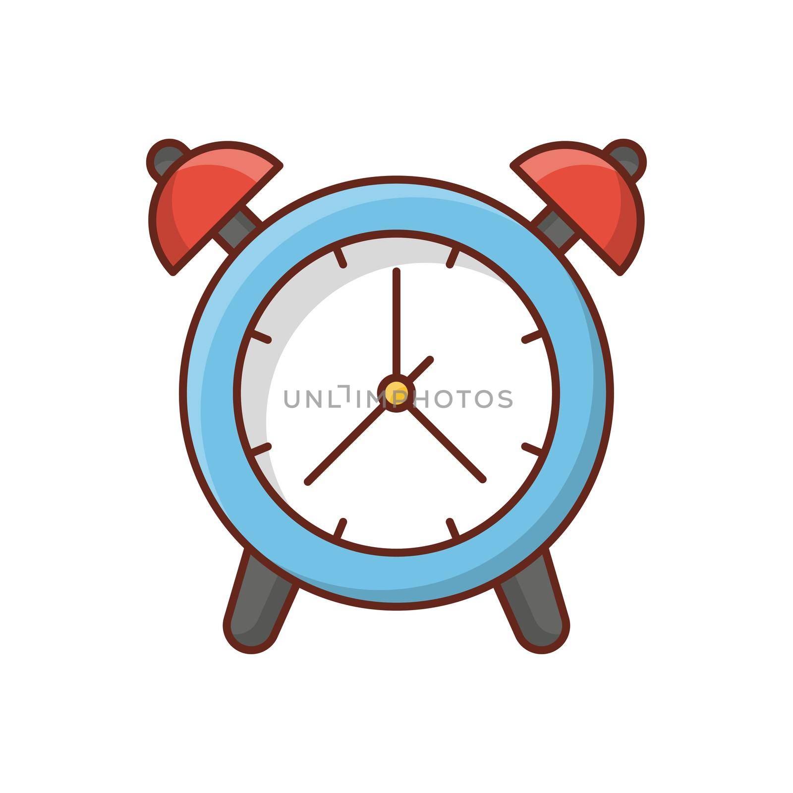 alarm Vector illustration on a transparent background. Premium quality symbols. Vector Line Flat color icon for concept and graphic design.