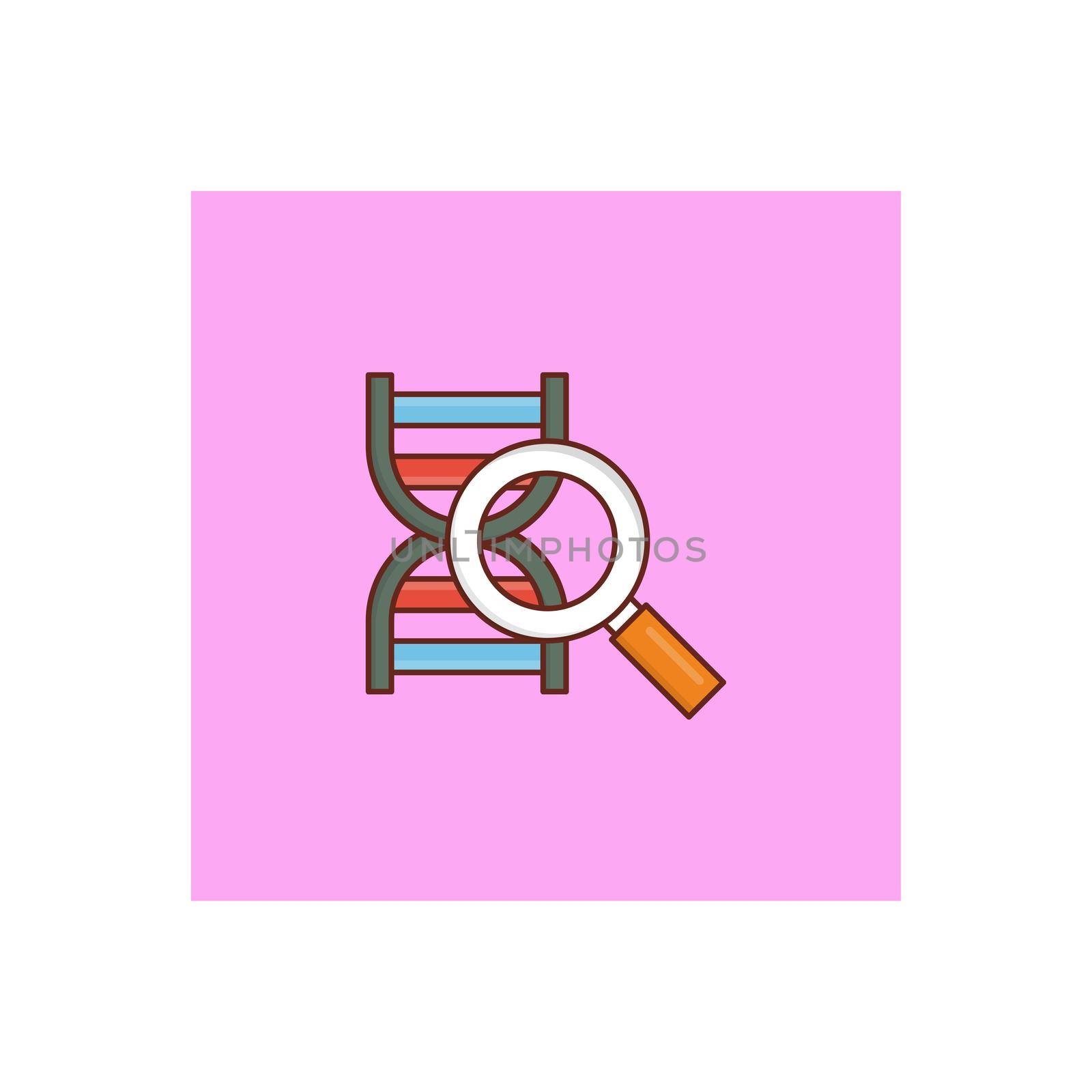 search vector flat colour icon