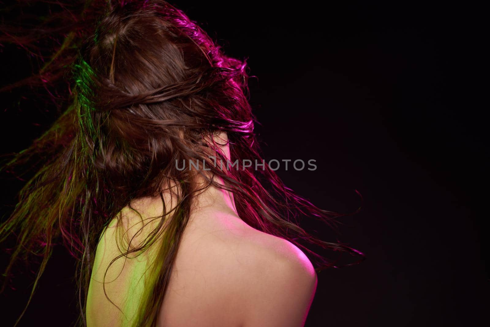 woman model wearing sunglasses posing luxury close-up. High quality photo