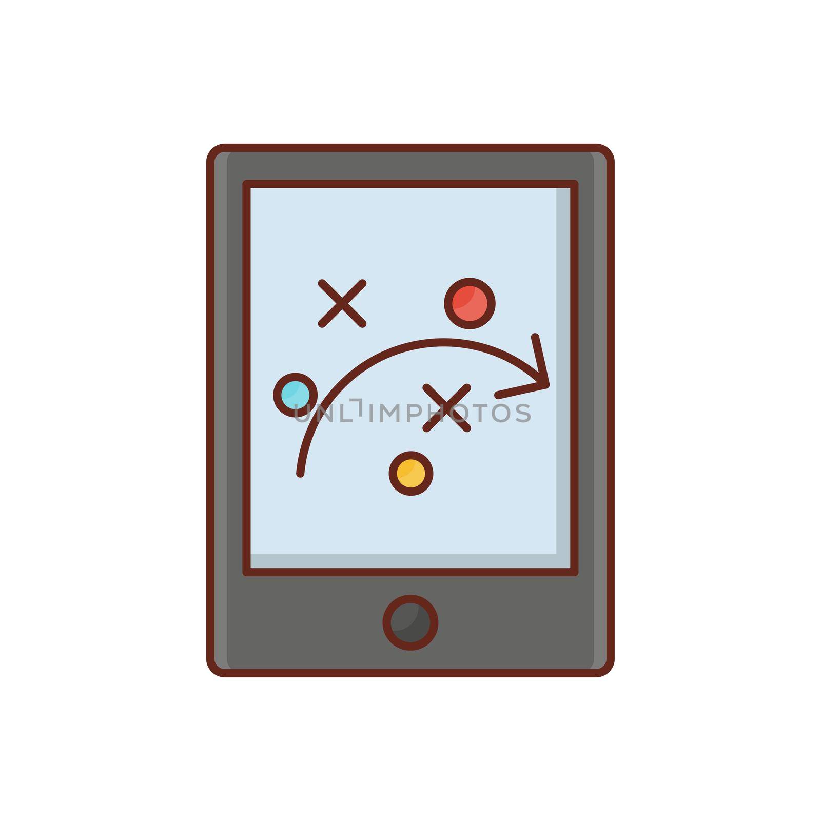 tactic vector flat color icon