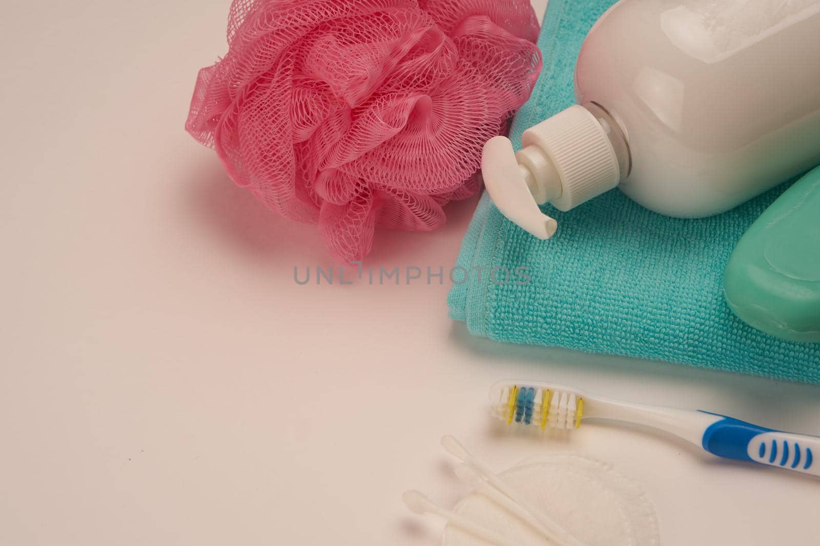 soap toothbrush hygiene health bathroom items. High quality photo