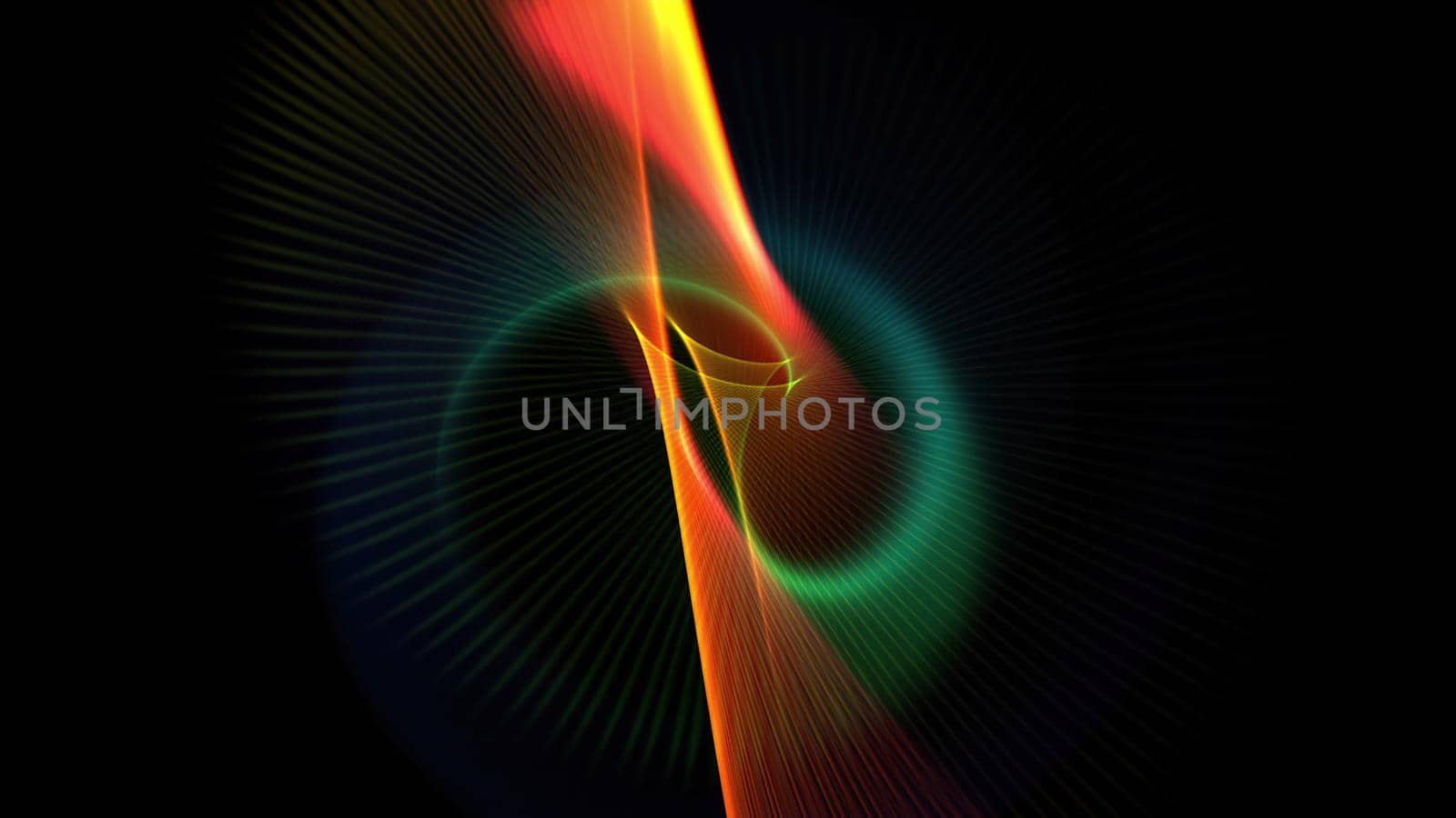 3d illustration of liquid abstract organic form