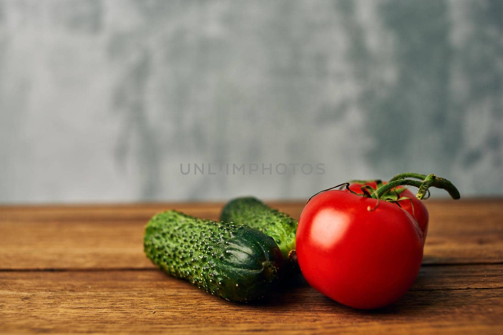 Ingredients kitchen cooking salad red tomatoes close-up by Vichizh