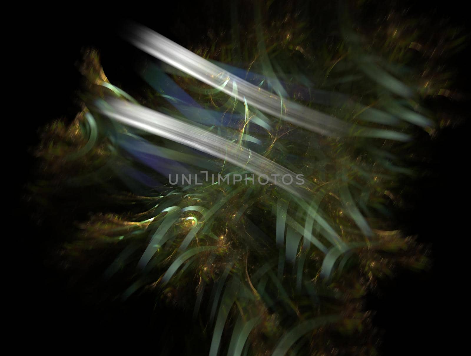 Imaginatory lush fractal texture image abstract background