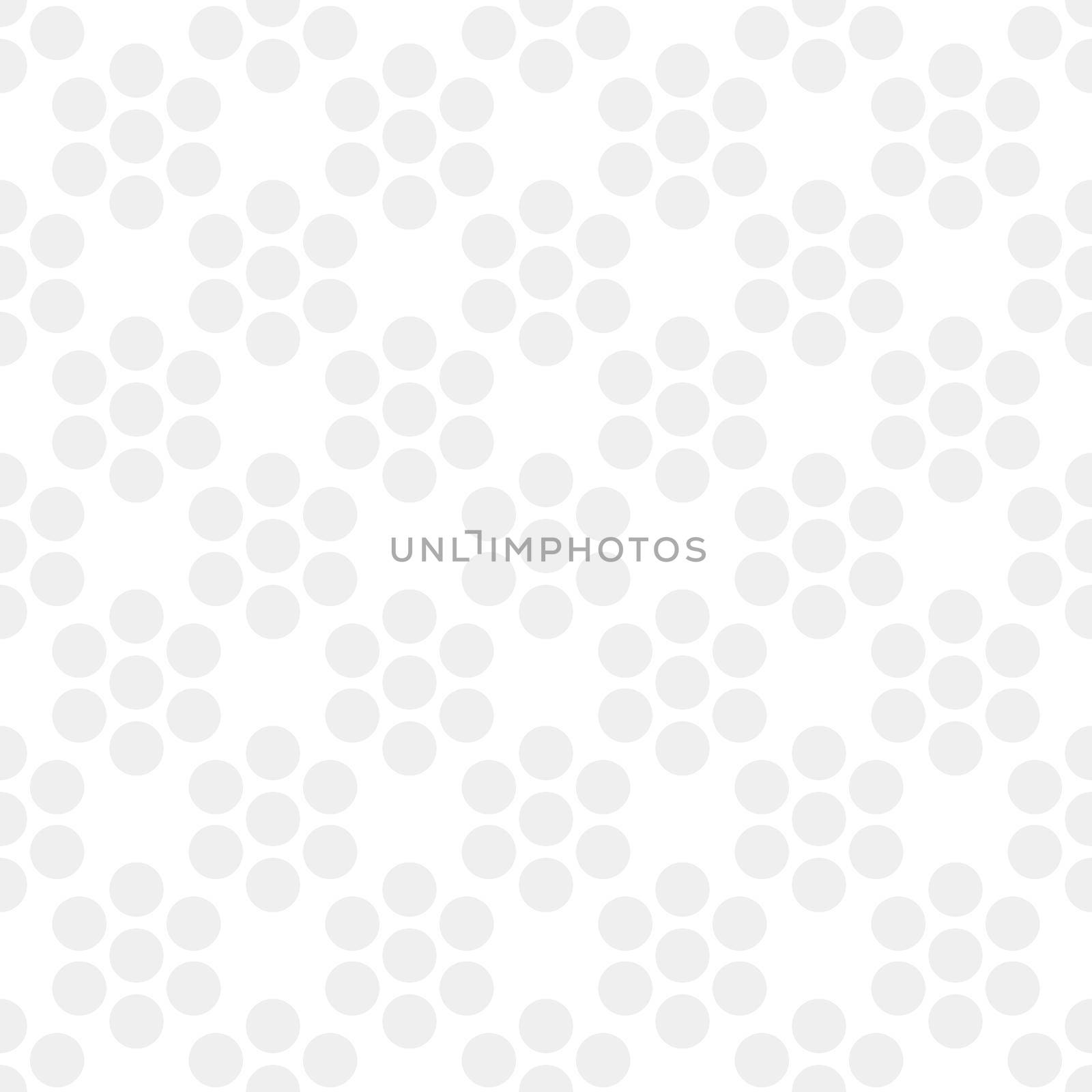 Light grey Dots Pattern. Vector Seamless Pattern. Ornament can be used for gift wrapping paper, pattern fills, web page background, surface textures and fabrics. by Kyrylov