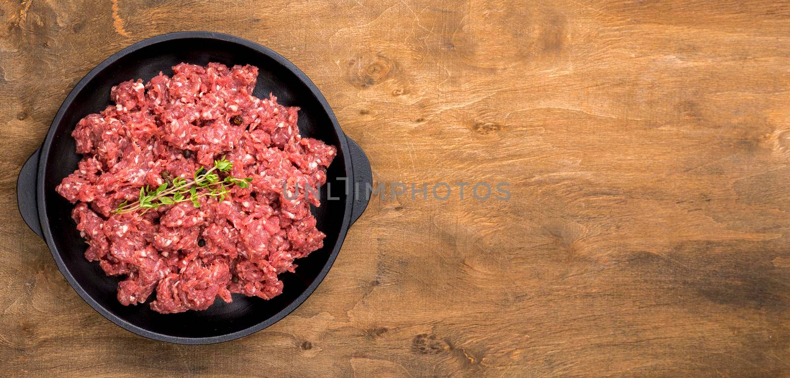 top view meat with herbs copy space. High quality photo by Zahard