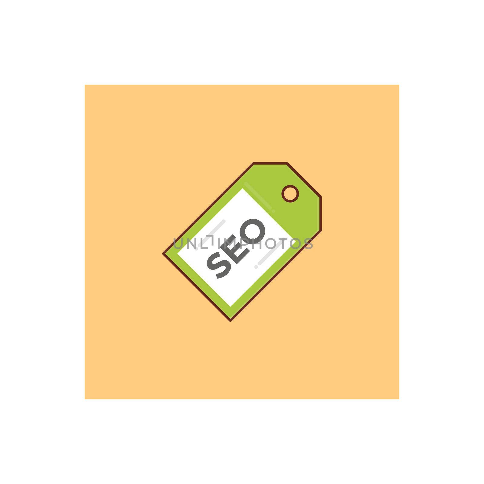 digital vector flat colour icon