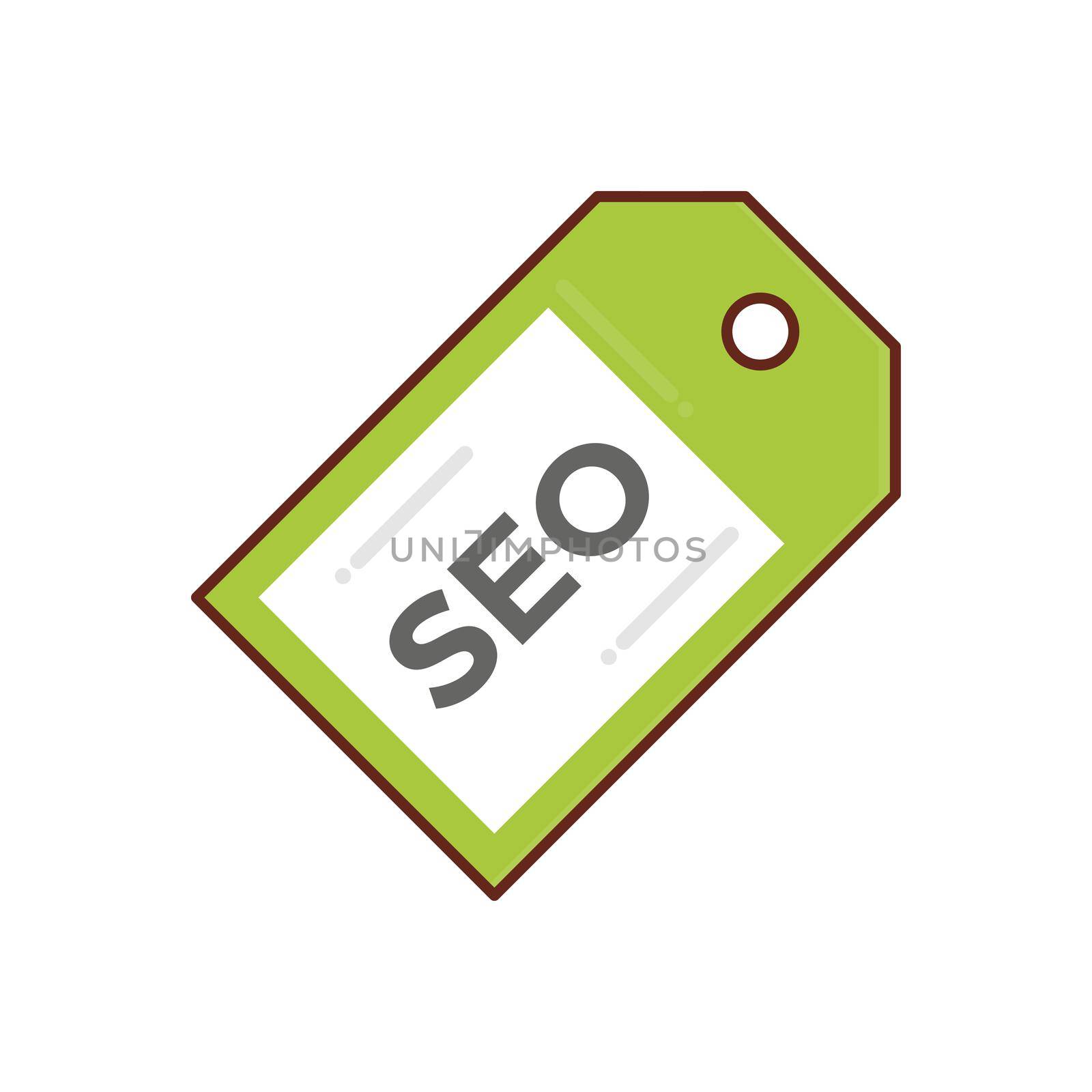 digital vector flat colour icon