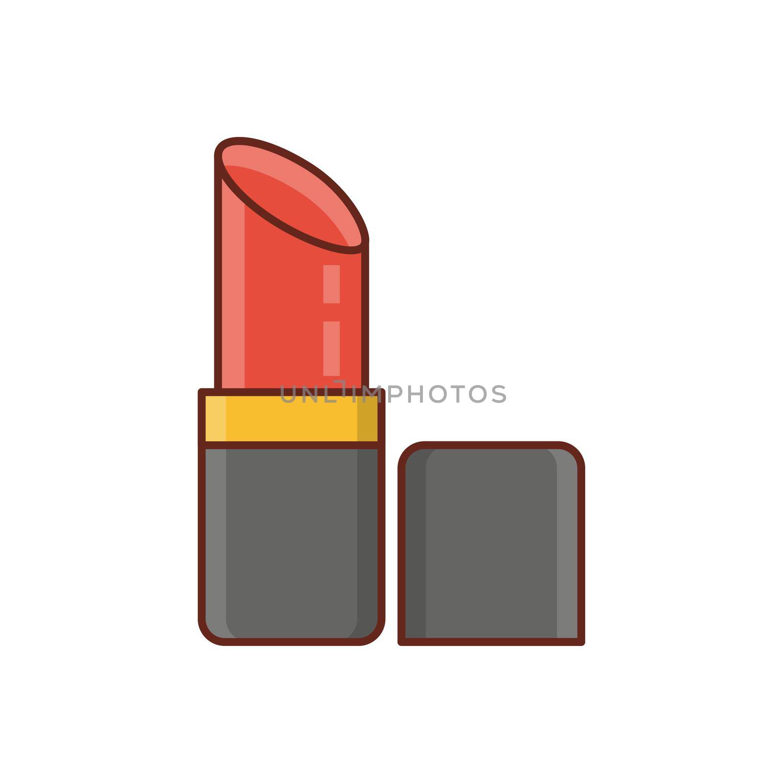 cosmetics Vector illustration on a transparent background. Premium quality symbols.Vector line flat color icon for concept and graphic design.