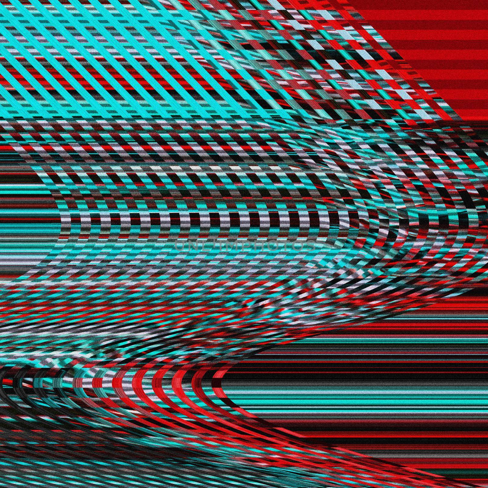 Glitch psychedelic background Photo TV screen error Digital pixel noise abstract design. Old glitch. Television signal fail. Data decay. by DesignAB